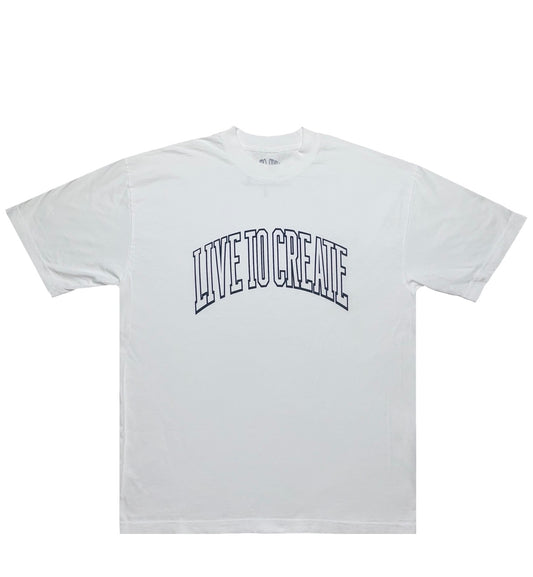 COLLEGIATE Tee | White