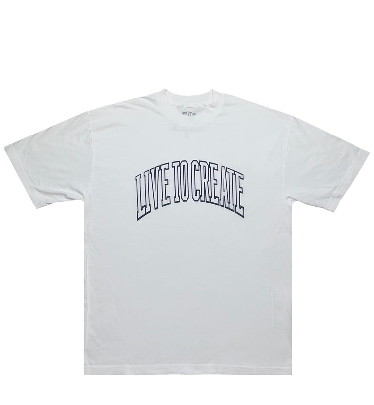 COLLEGIATE Tee | White