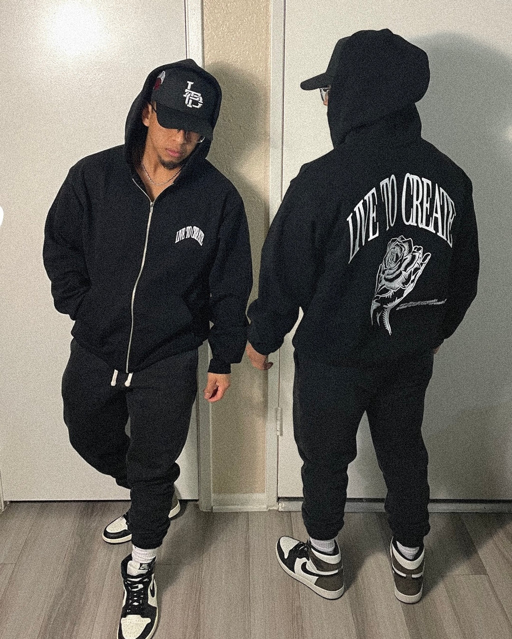 GENESIS Zip-Up Hoodie | Black