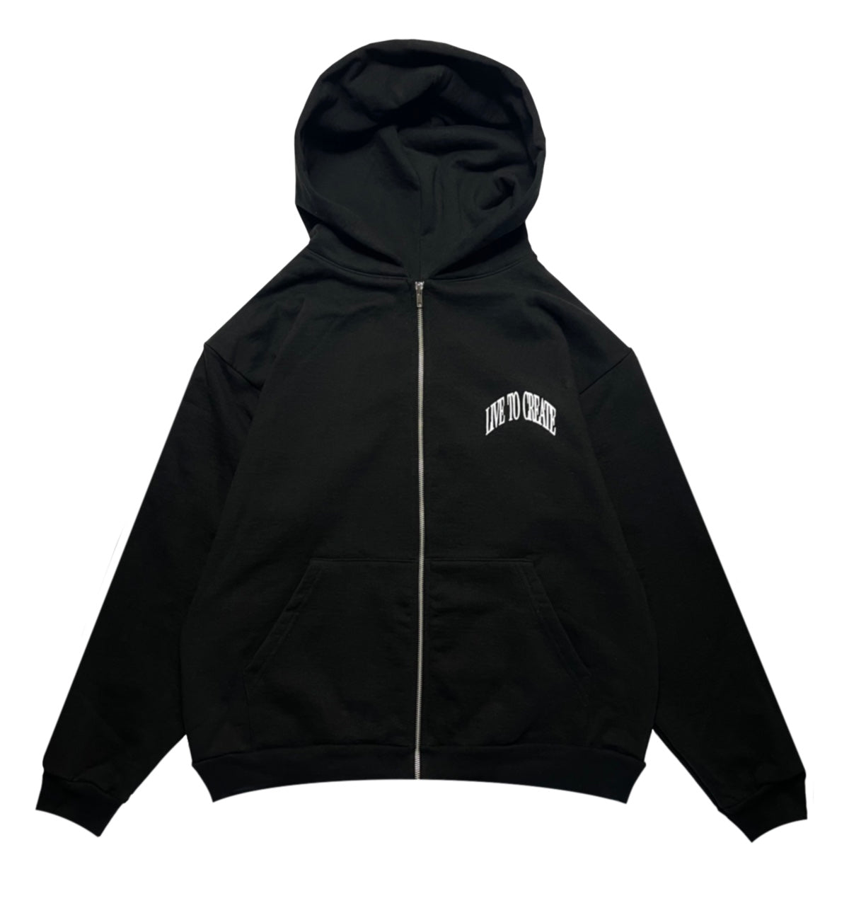 GENESIS Zip-Up Hoodie | Black