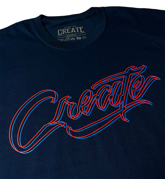 The “CREATE” Vol.1 Tee | Navy